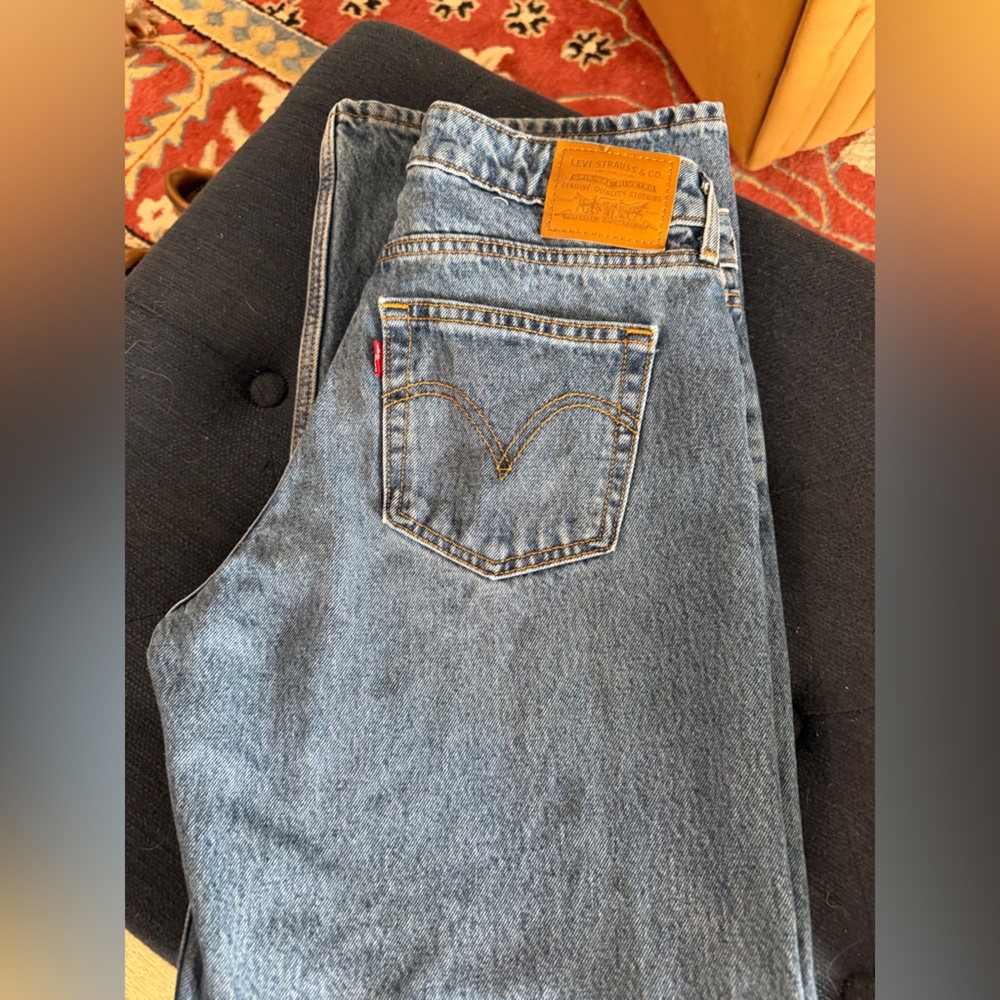 Levi's Women's Light Blue Wide Leg Jeans